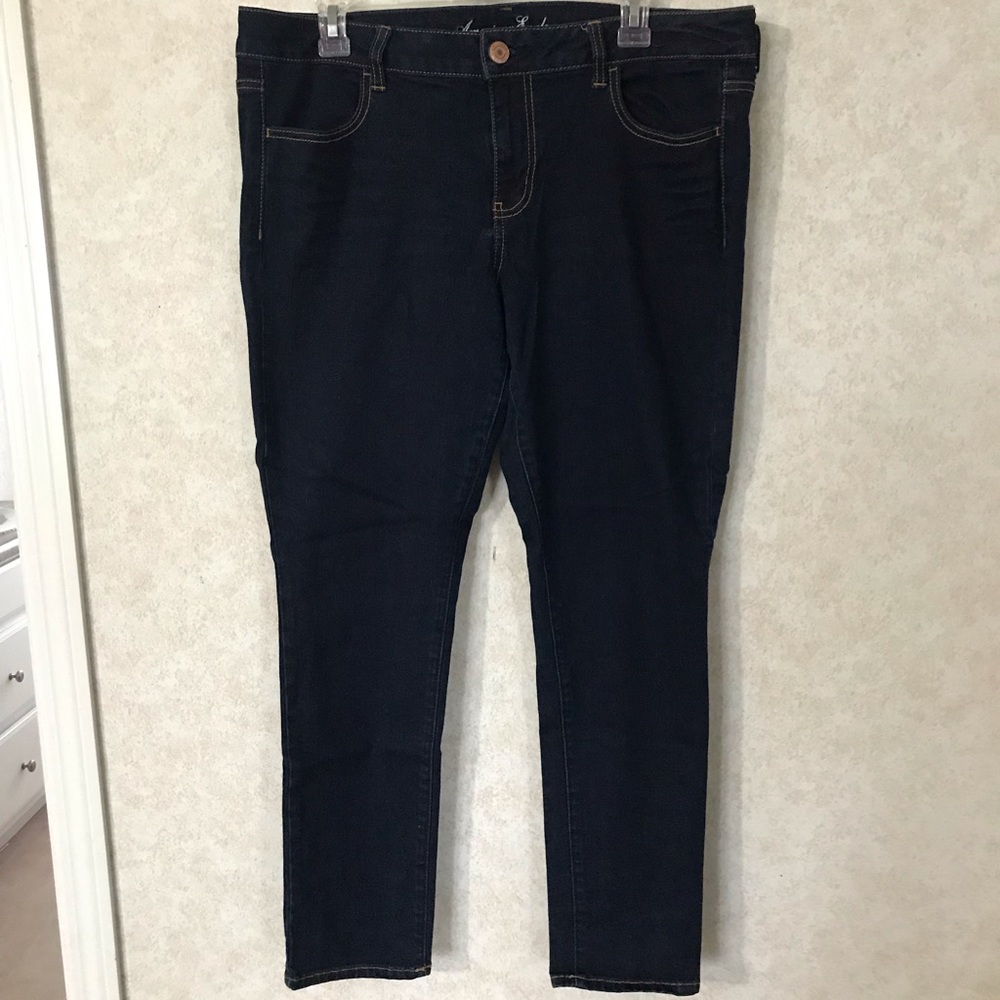 Dark Wash American Eagle Jeggings